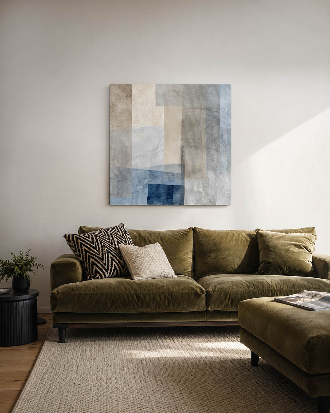 Gelaagde compositie Kunstwerk