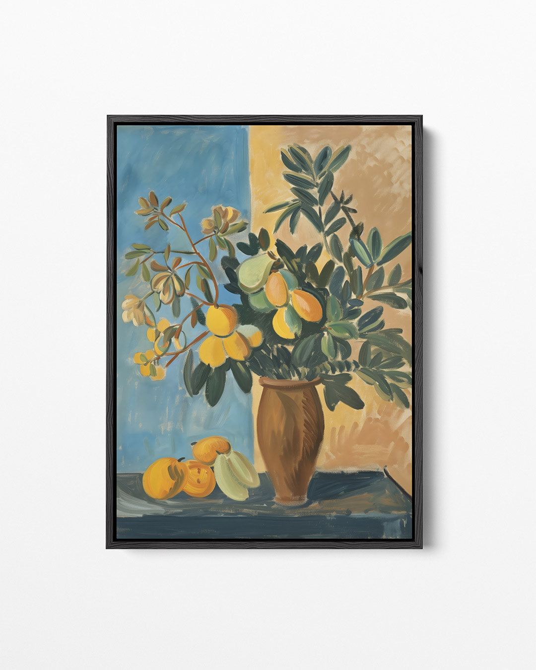 Kleurrijke bloemenvorm Kunstwerk