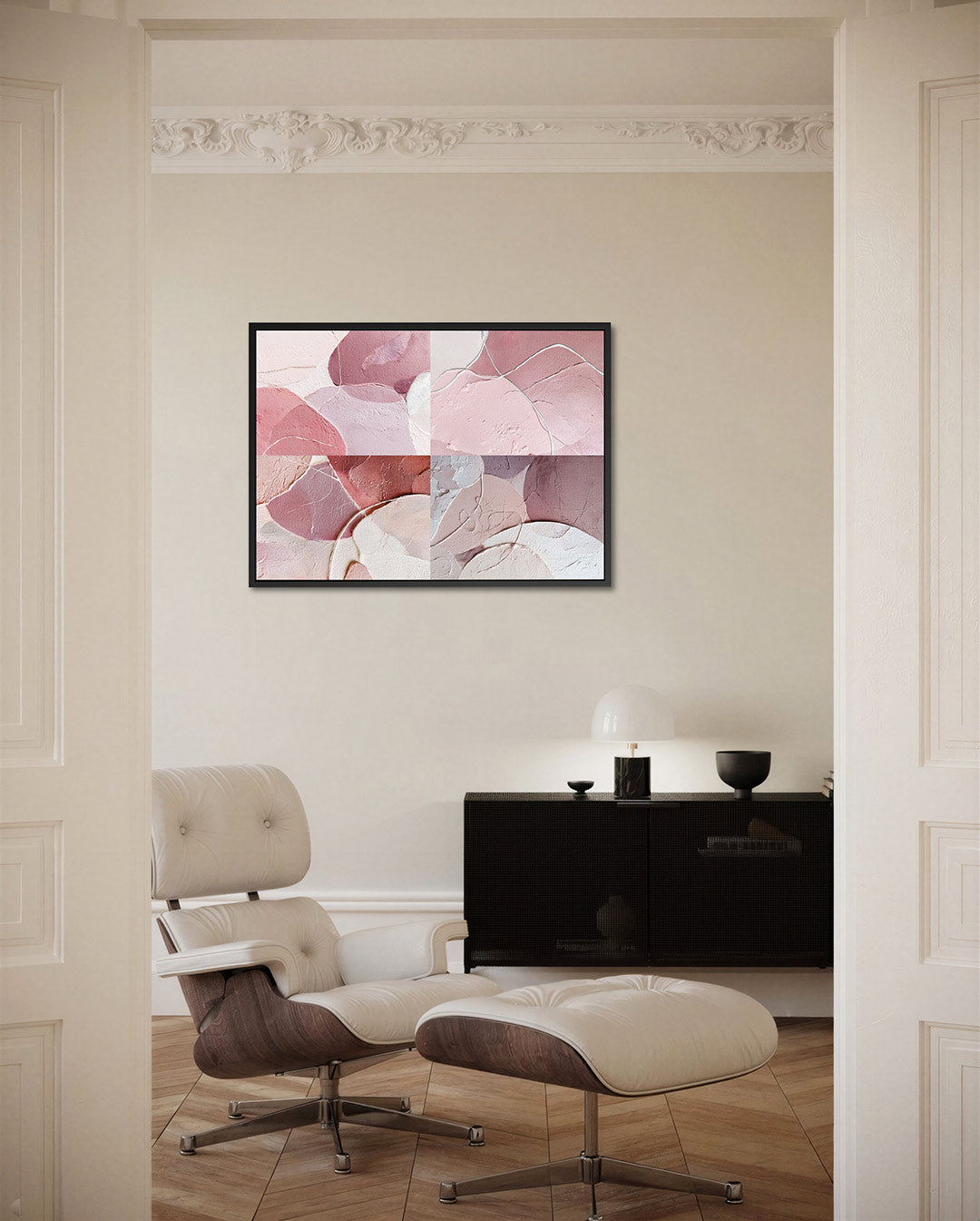 Organische vormen compositie Kunstwerk