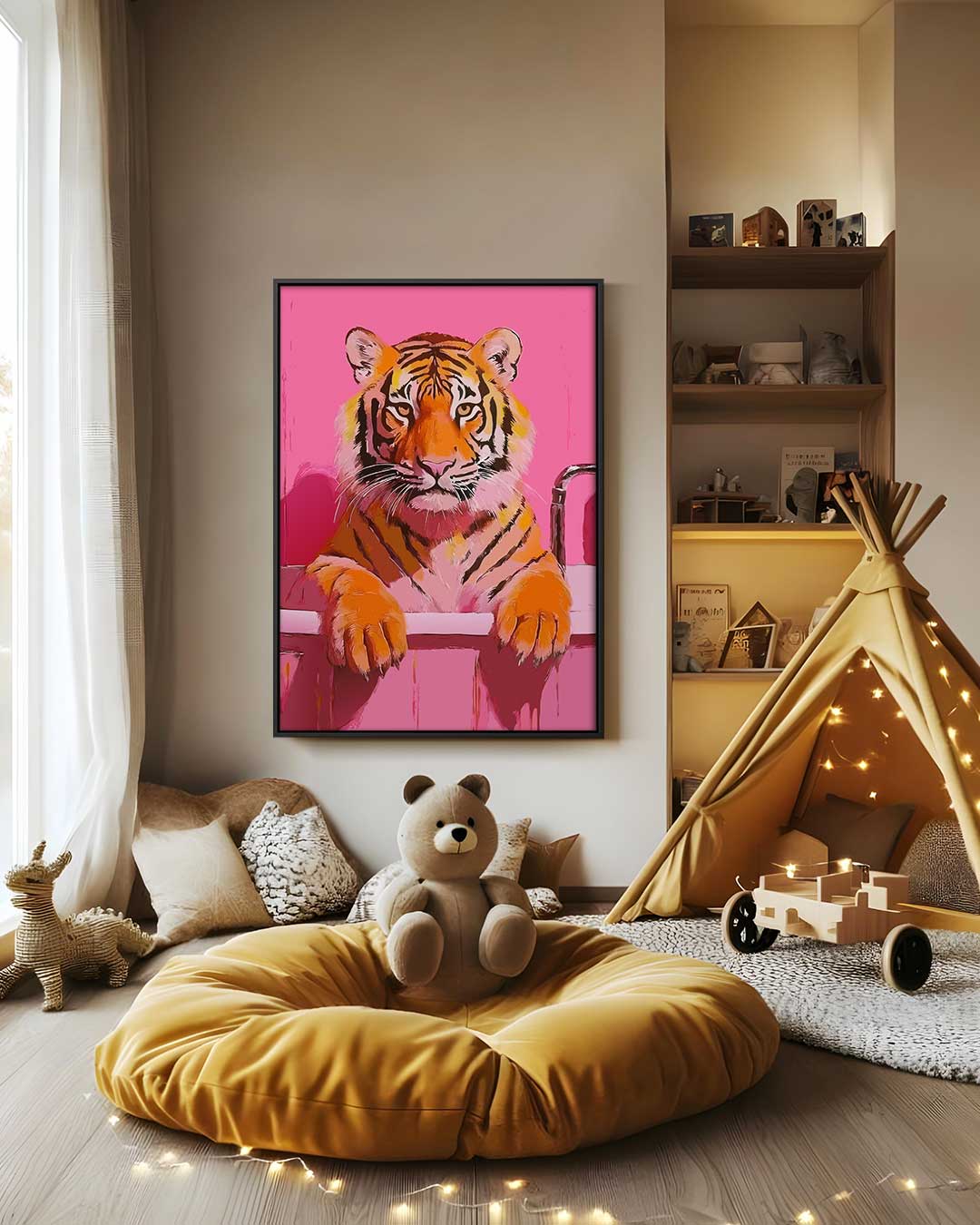 Tiger in the Bath Artwork