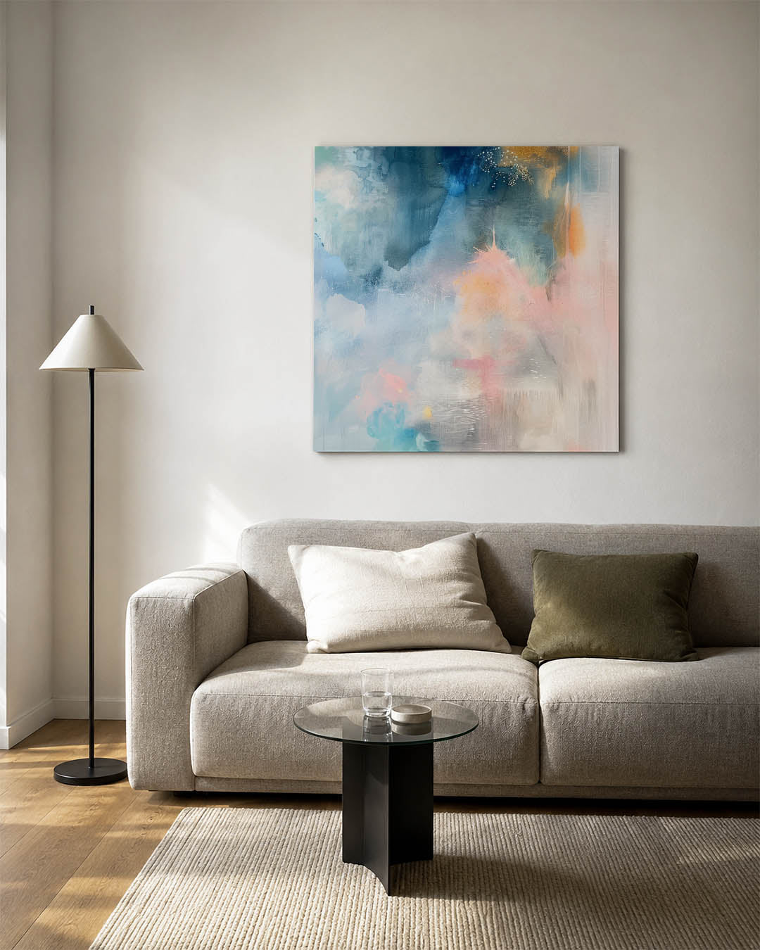 Dromerige kleurenexplosie Kunstwerk