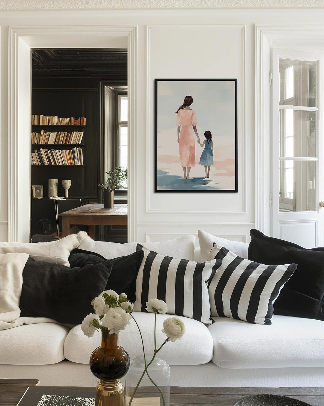 Moeder en kind Kunstwerk