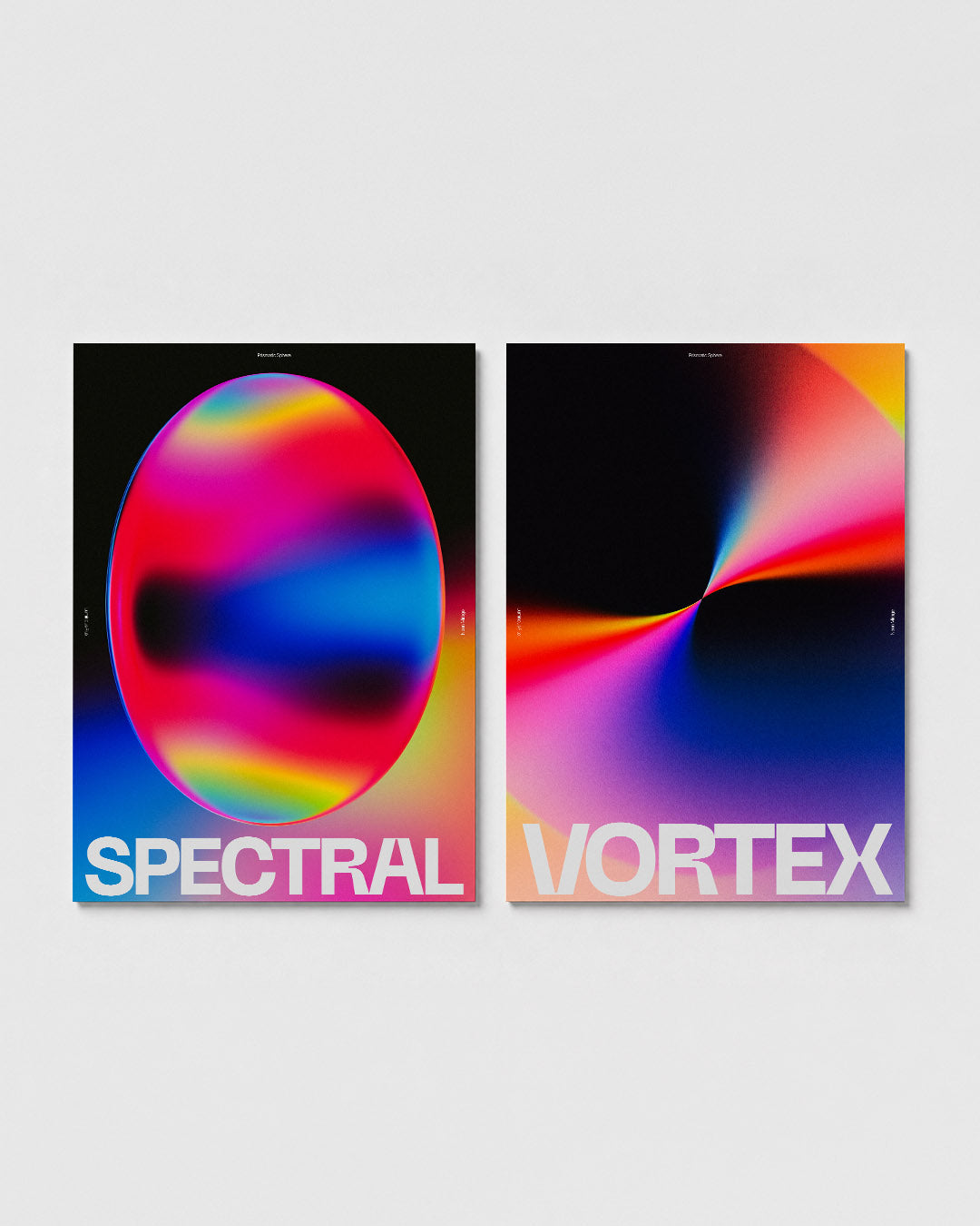 Kleurrijke bol Posterset