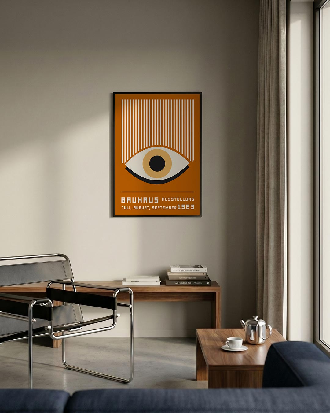 Oog en lijnen Poster