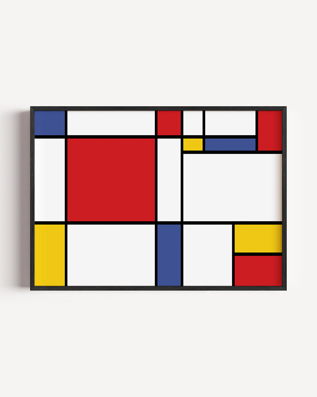 Vlakverdeling en kleur Poster