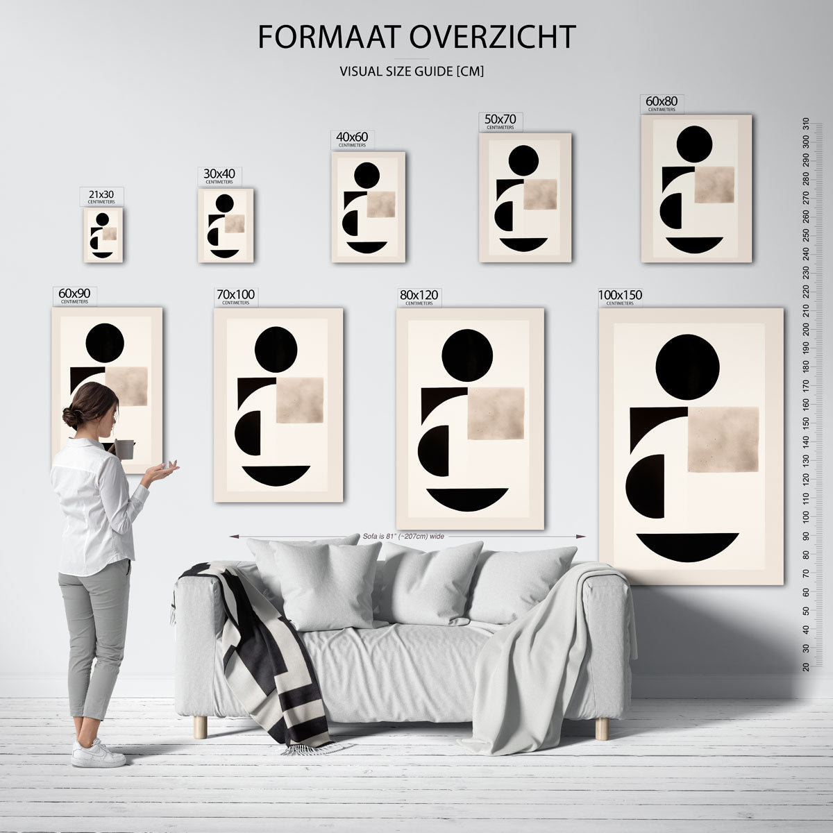 Geometrische vormen Poster