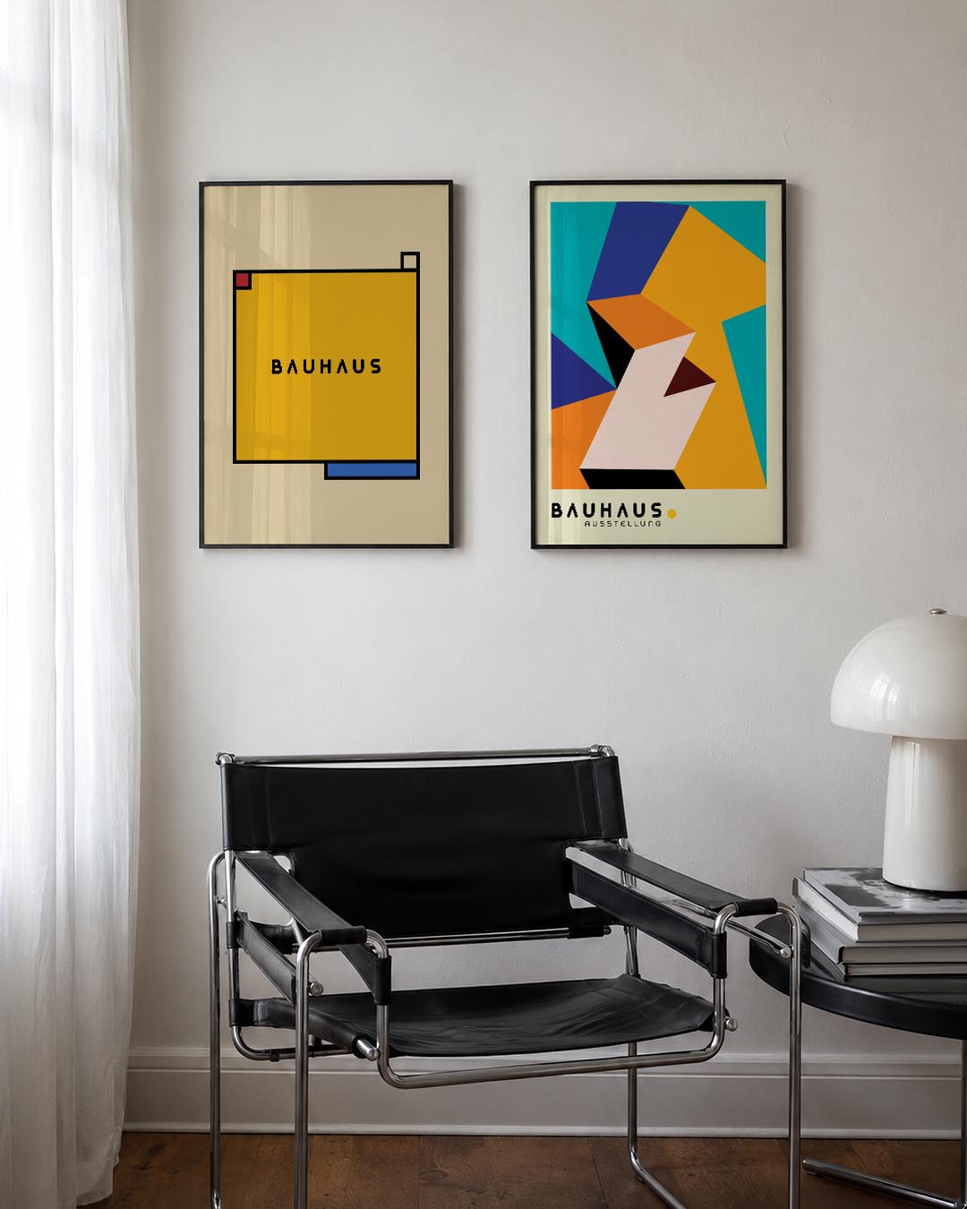 Kleurvlakken en lijnen Posterset