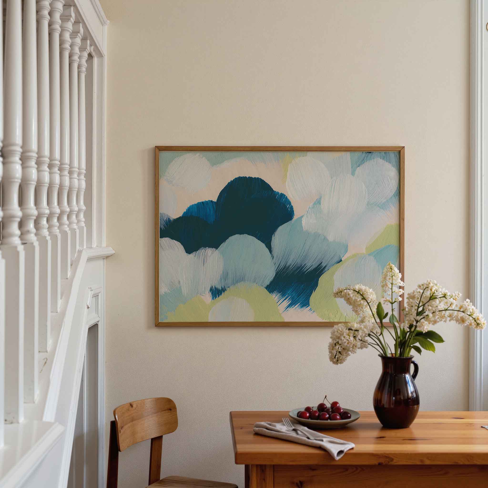 Abstracte wolken Poster