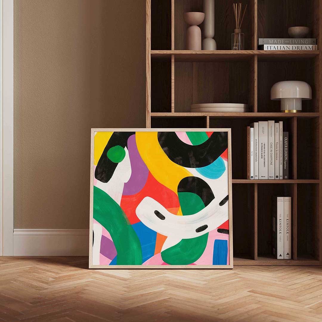 Abstracte vormen Poster