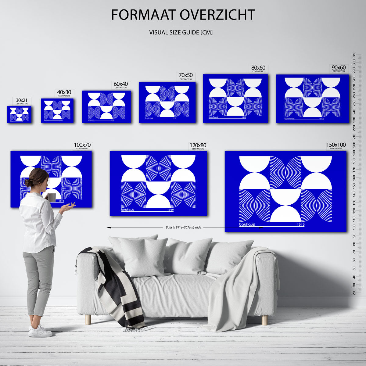 Vorm en lijnen Poster