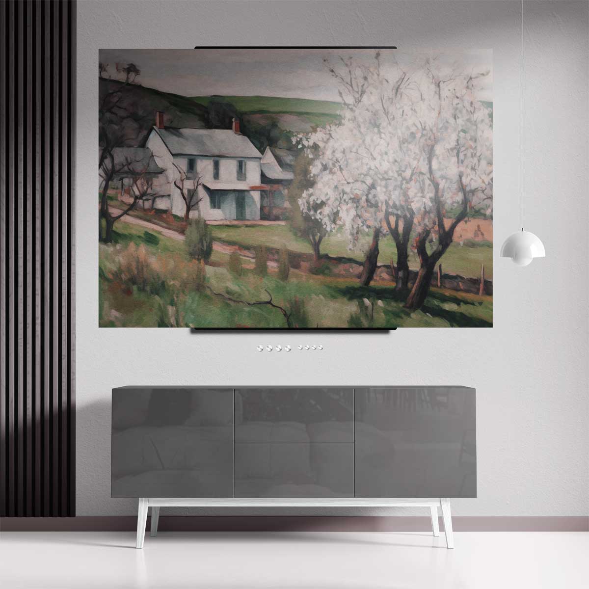 Landelijk Paradijs Kunstwerk-canvas-dibond-plexiglas-wanddecoratie-WallArtistic