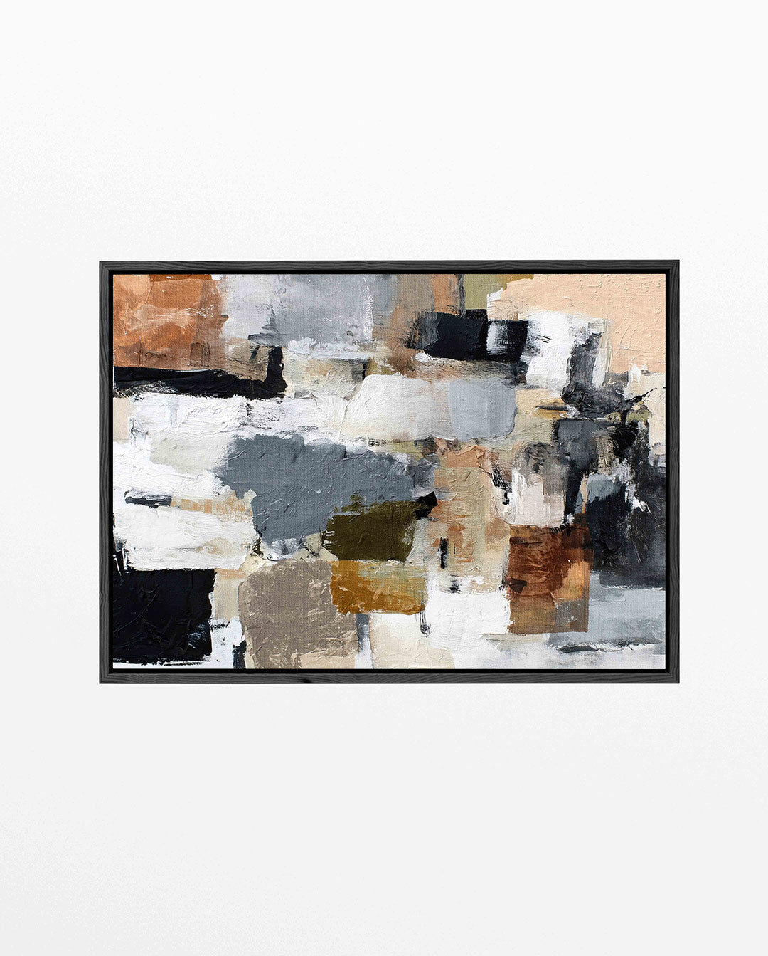 Dynamische kleurencompositie Kunstwerk