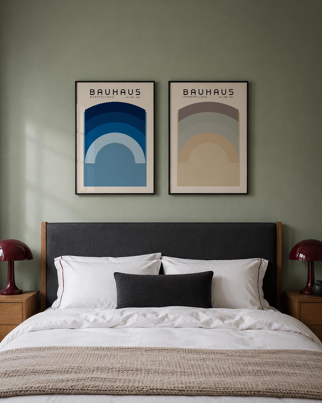 Kleurvlakken boog Posterset