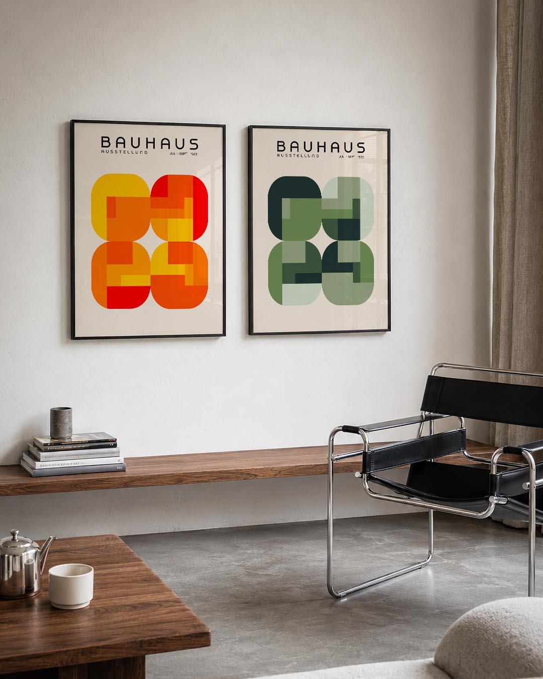 Vormenspel en kleur Posterset