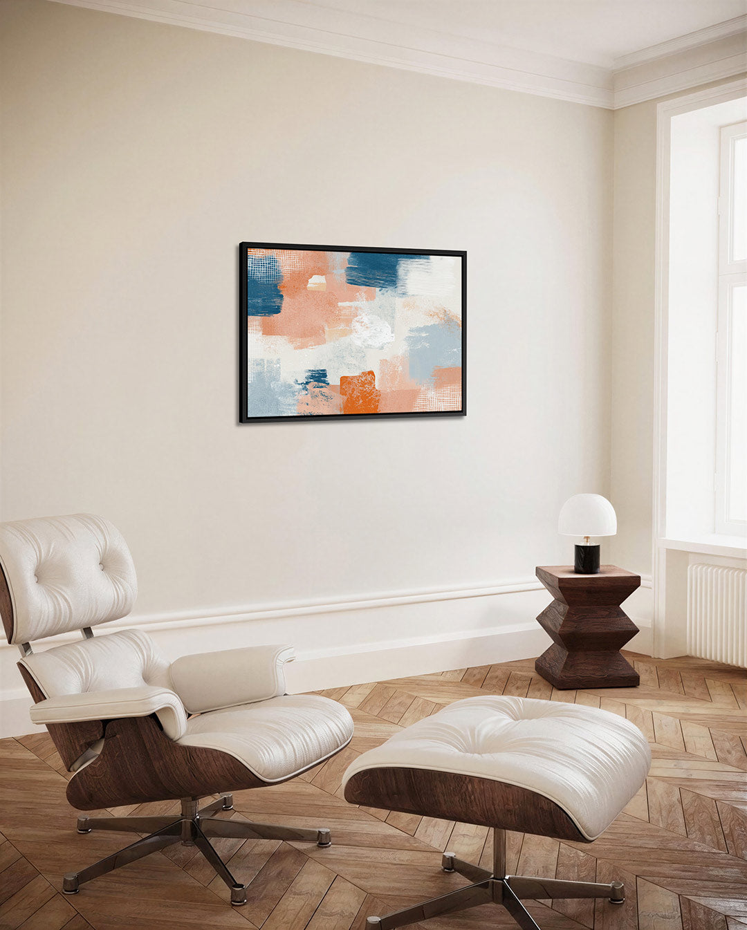Kleurrijke vegen compositie Kunstwerk