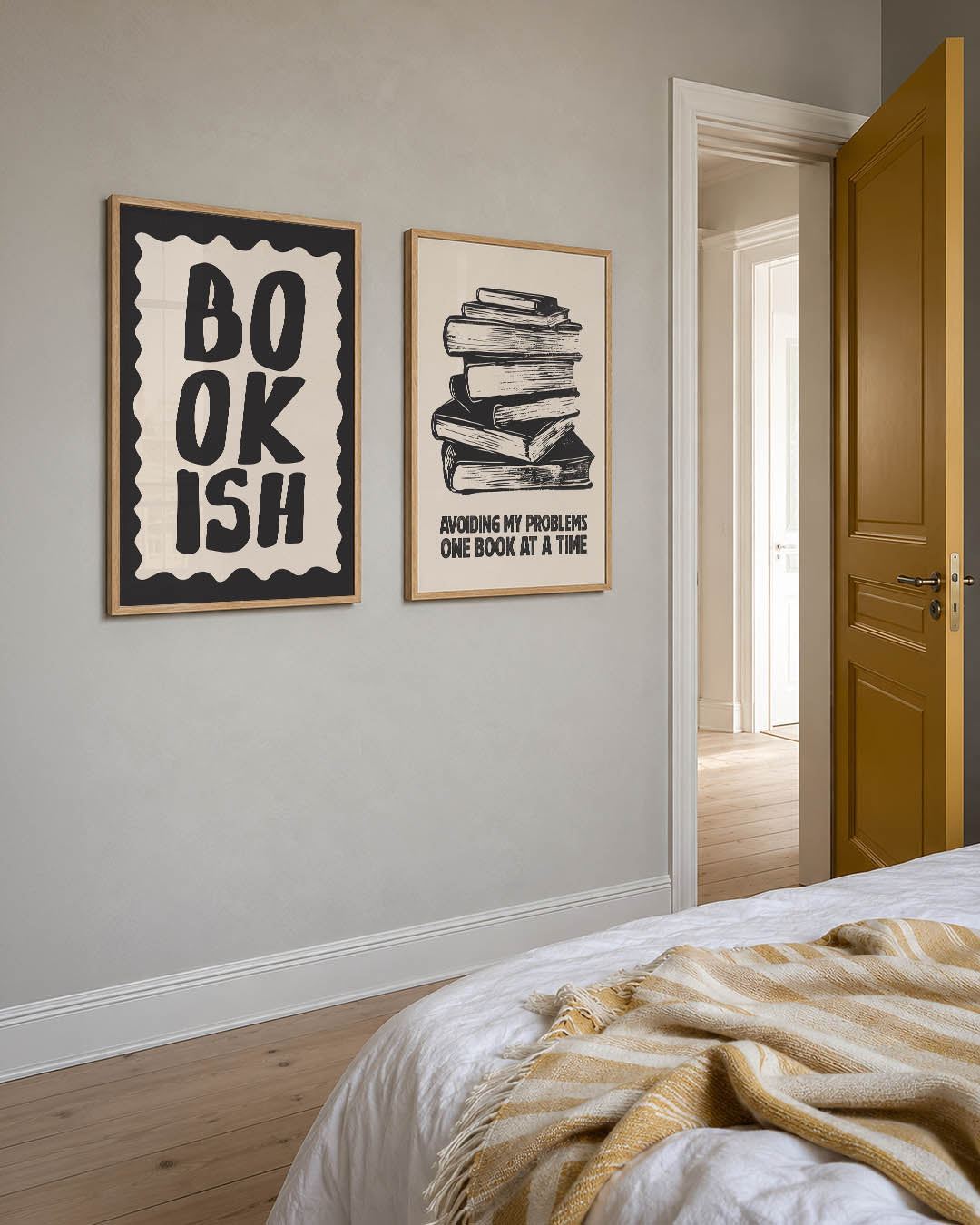 Golvende typografie Posterset