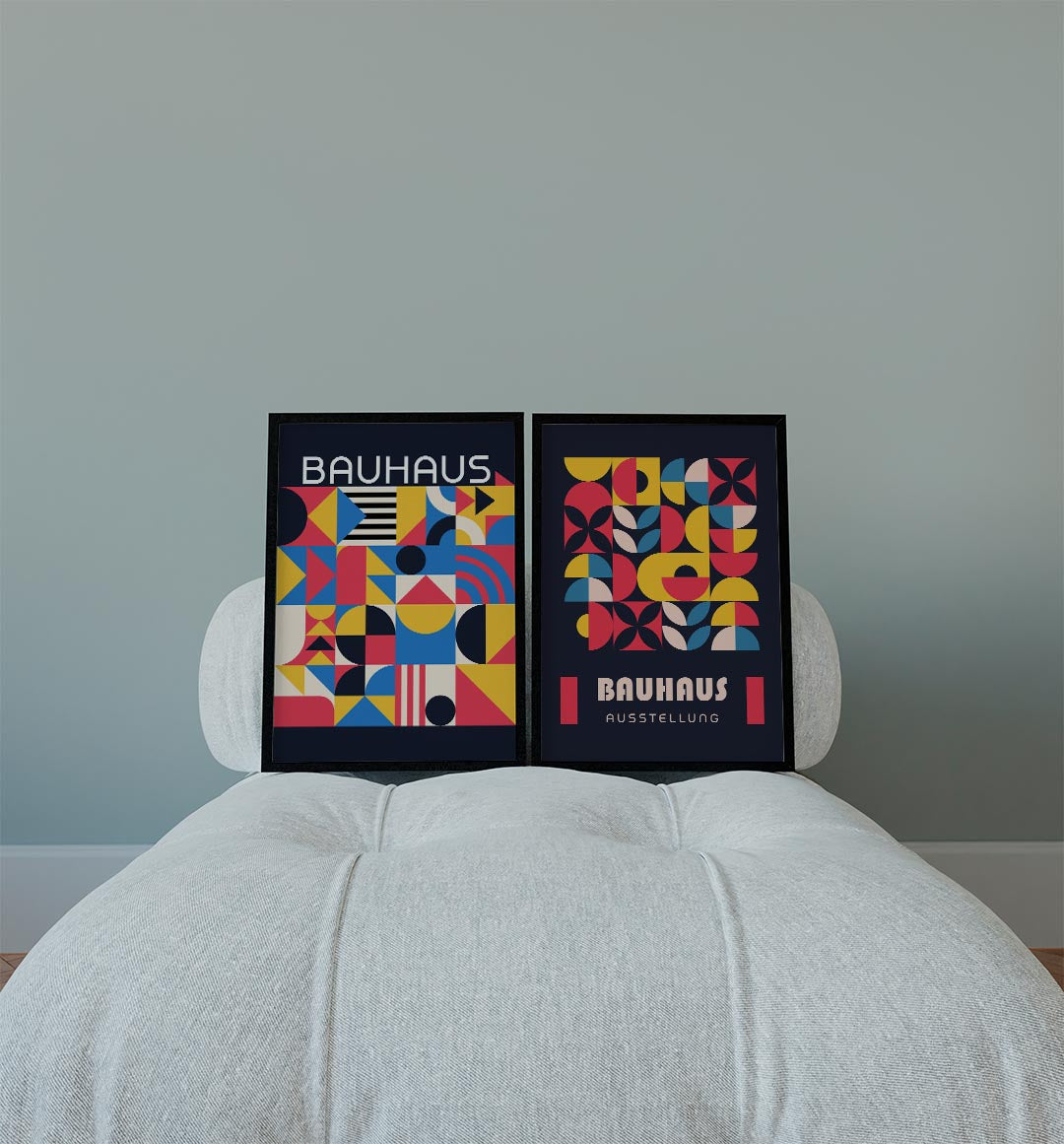Vorm en kleurenspel Posterset