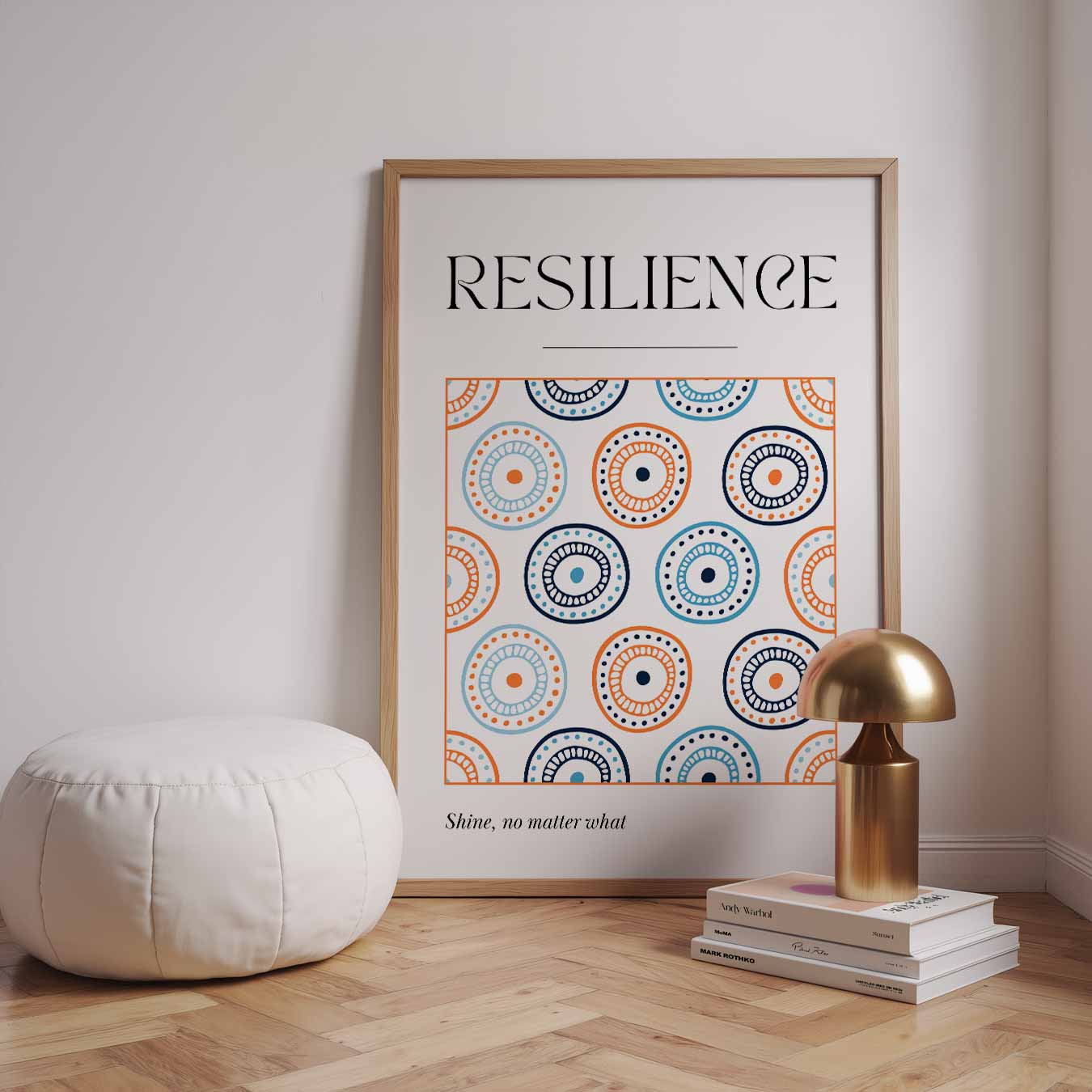 Inspirerende Resilience Poster-WallArtistic