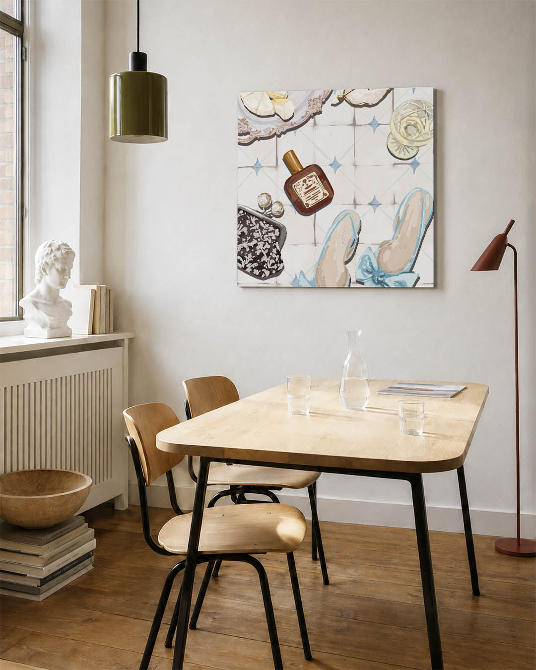 Elegante tafelscène Kunstwerk