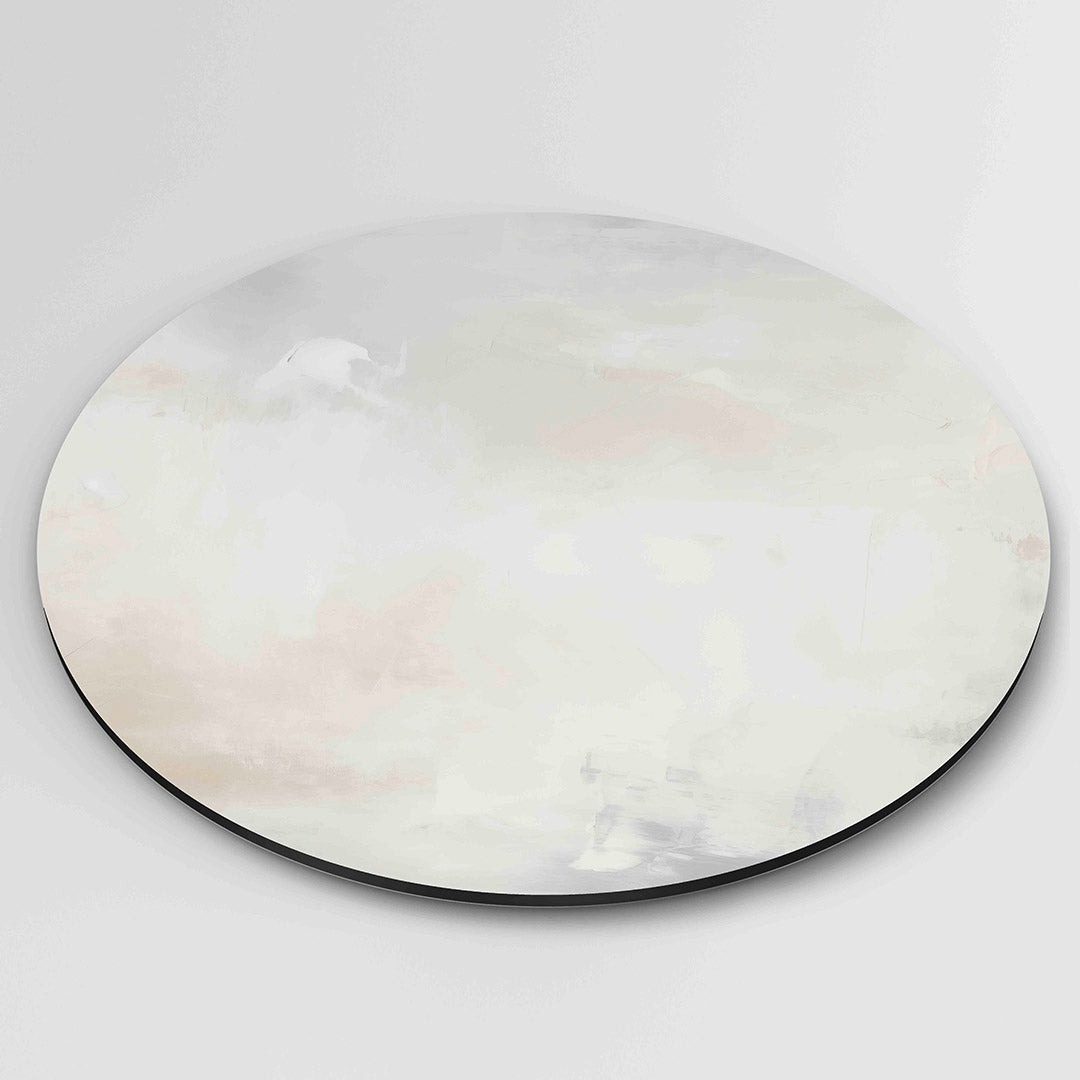 Abstracte wolken Muurcirkel