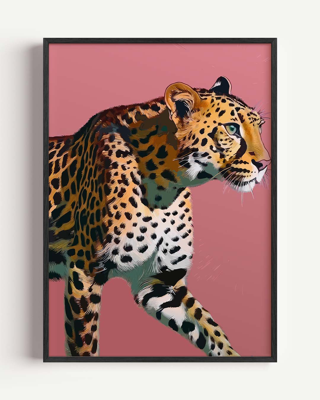 Safari Chic Luipaard Poster-WallArtistic