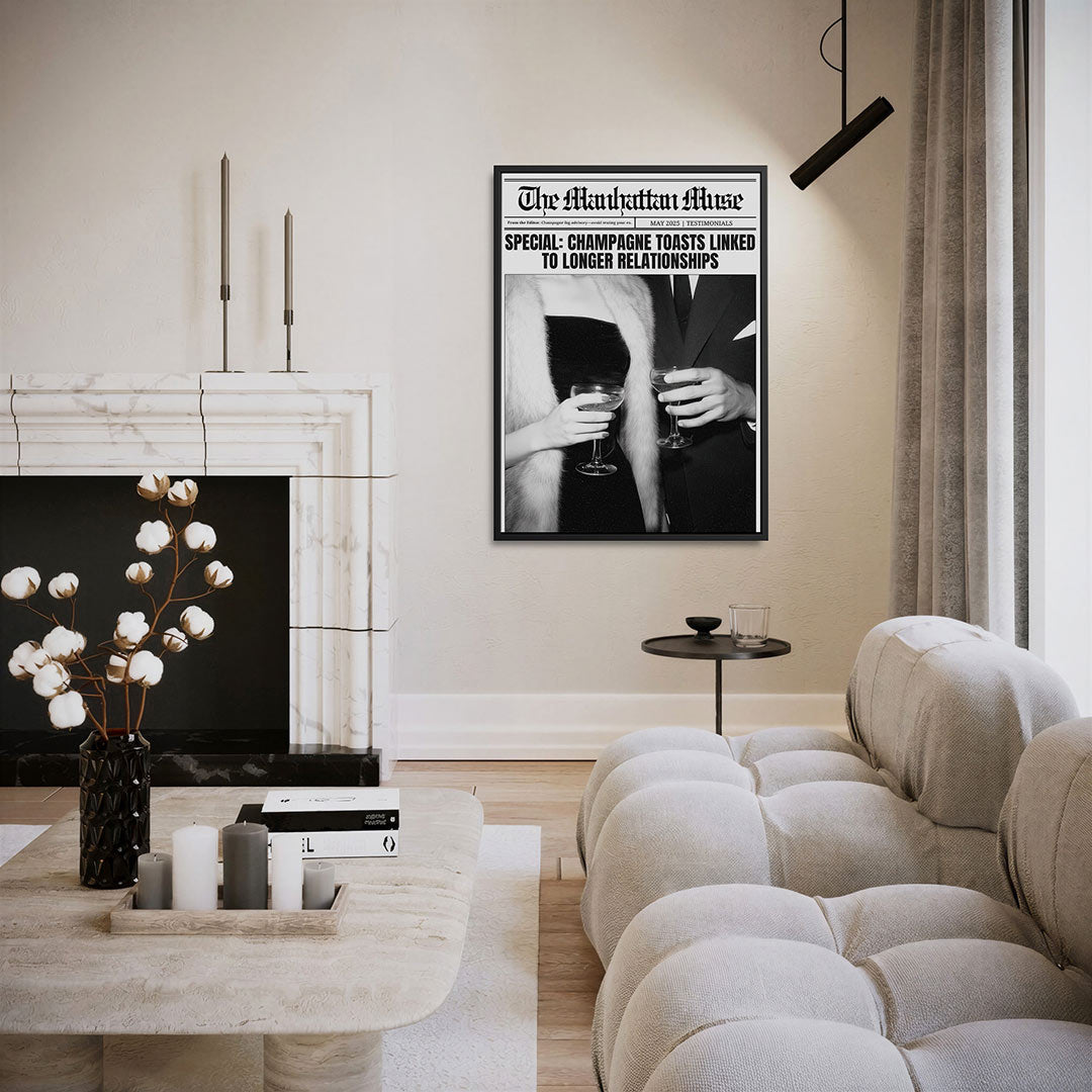 Elegante toast Kunstwerk