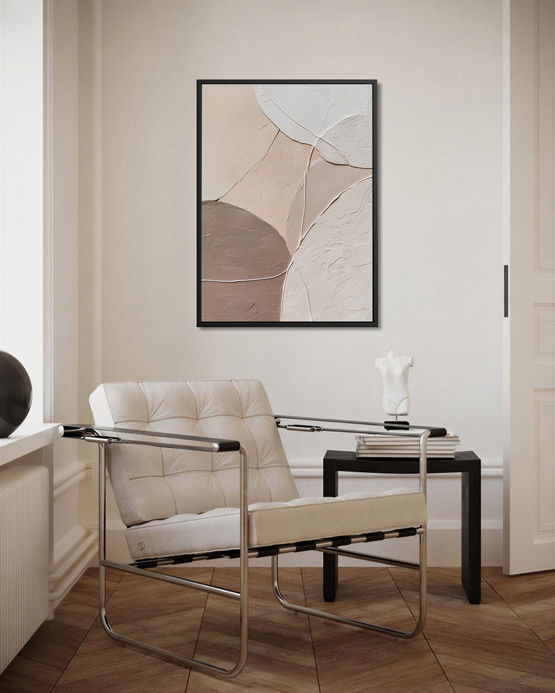 Organische vormen compositie Kunstwerk