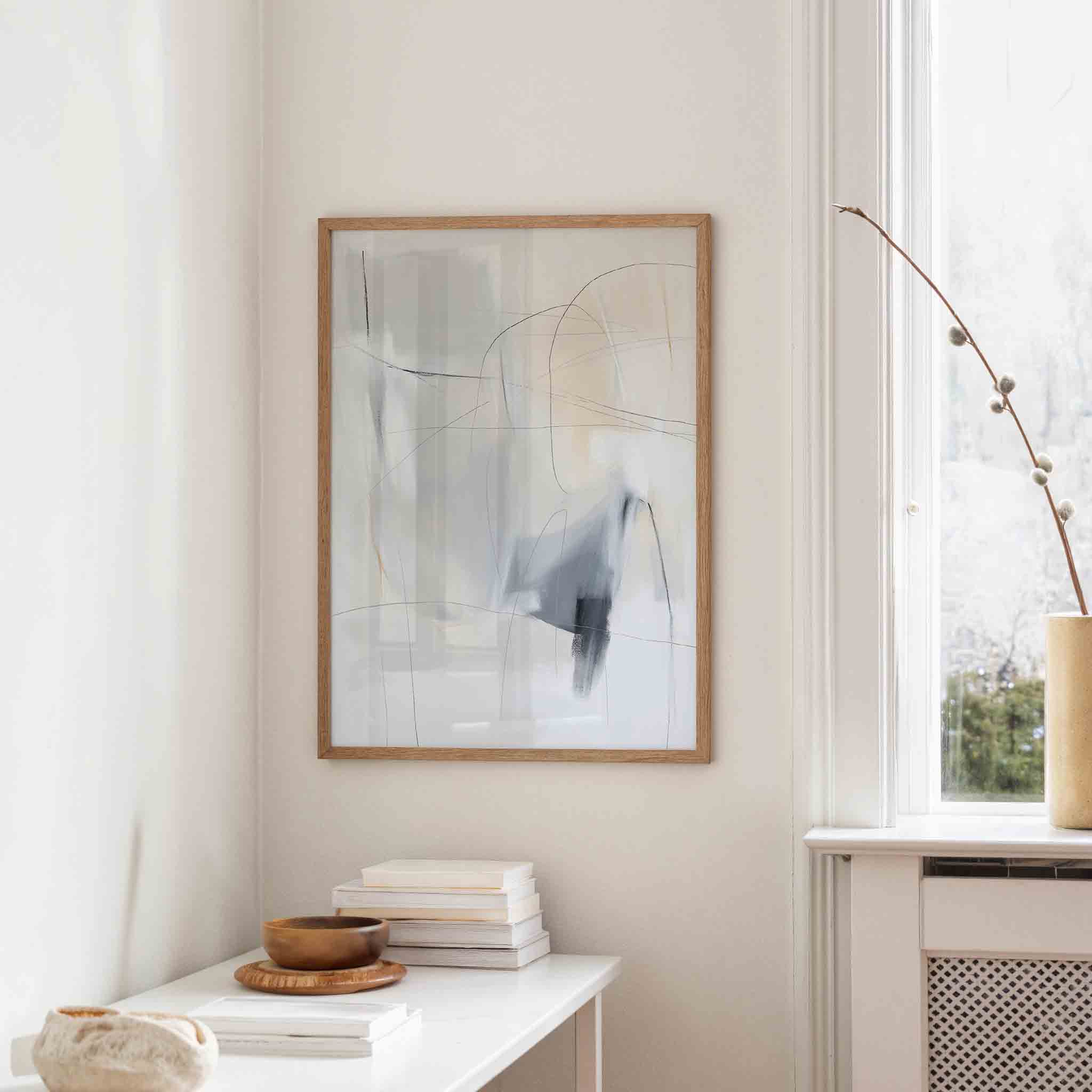 Abstracte lijnen Poster