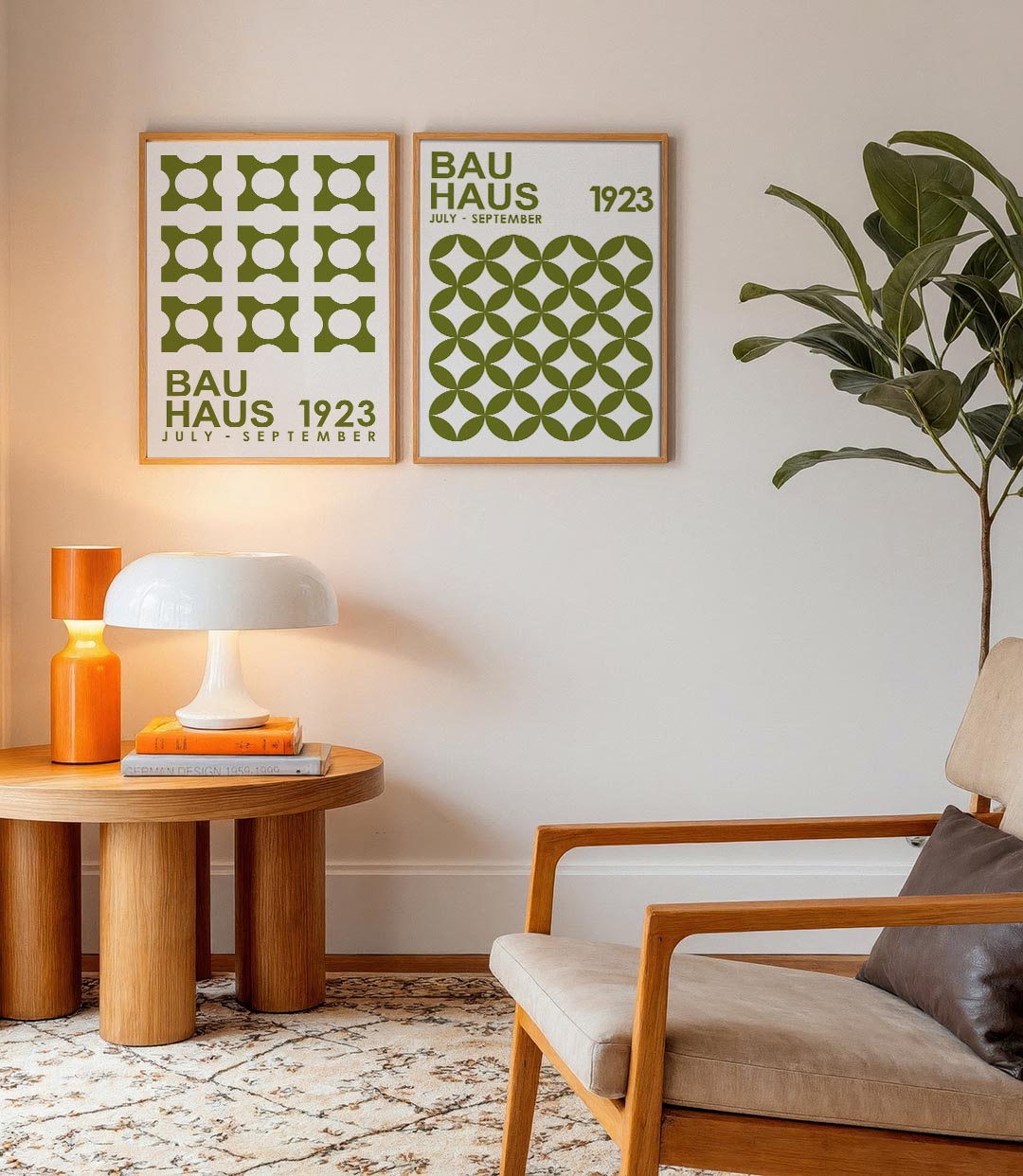 Cirkelpatroon structuur Posterset