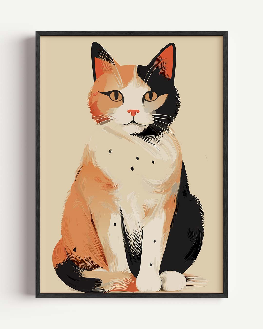 Stijlvolle Kattenposter-WallArtistic