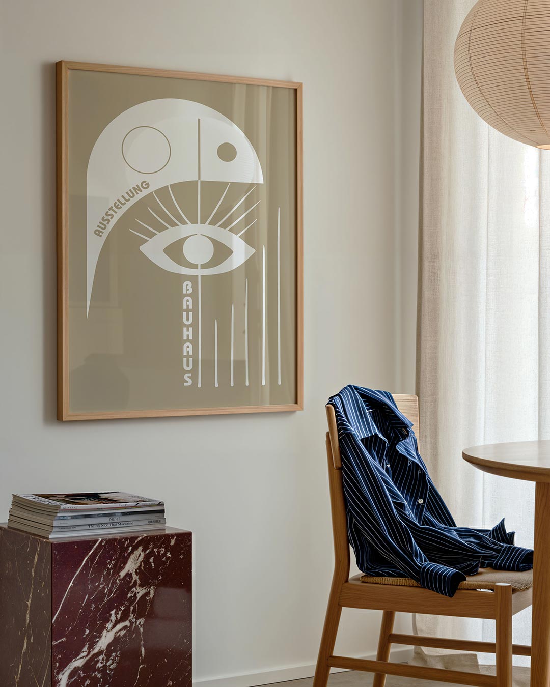 Oog en lijnen Poster