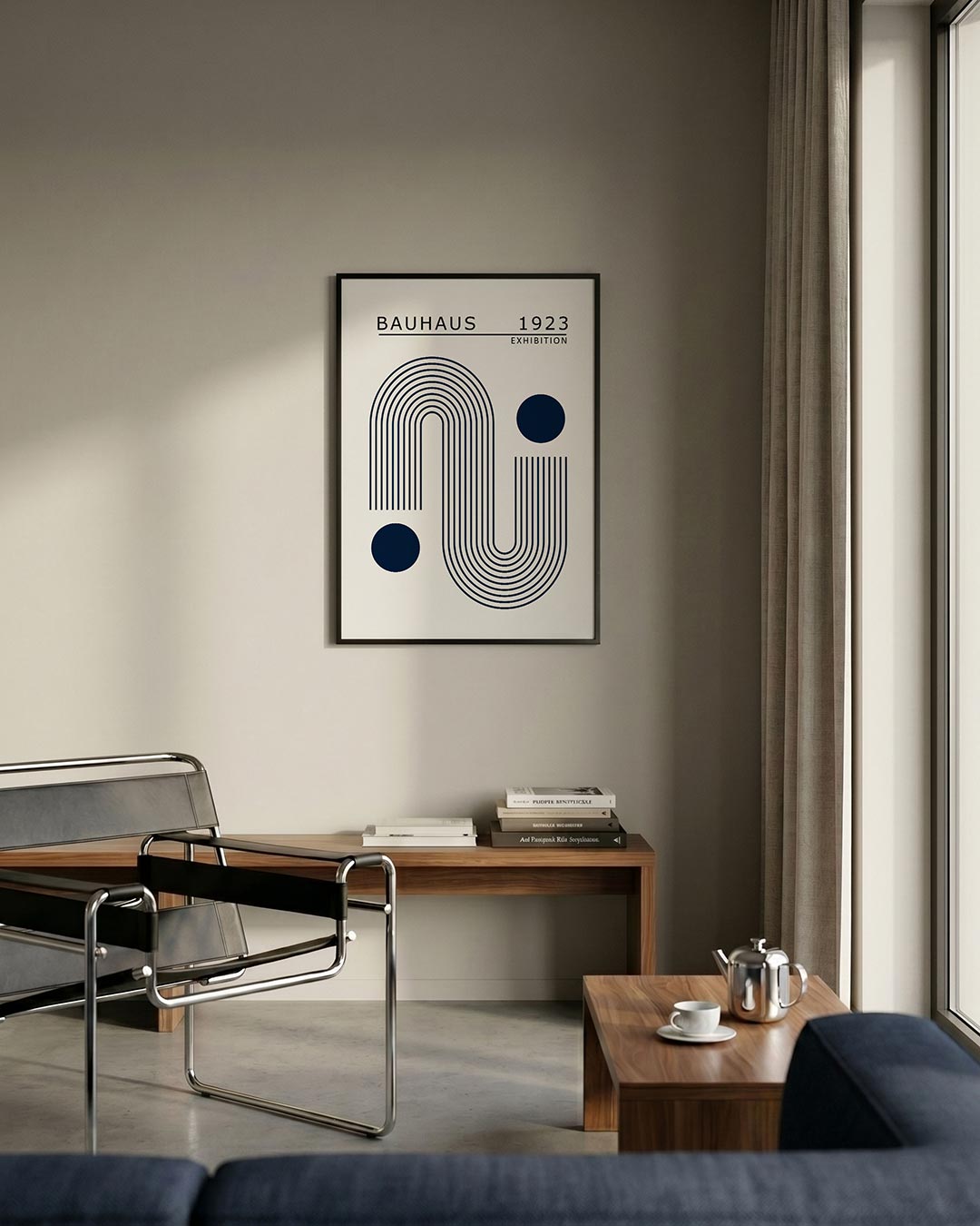 Lijnen en cirkels Poster