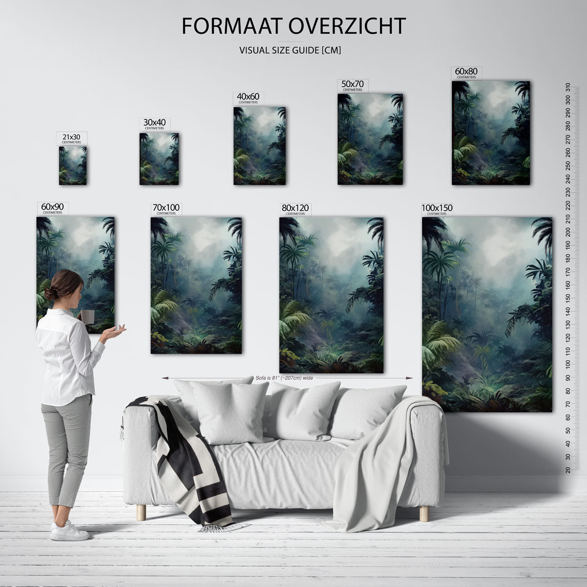 Tropisch woud Poster