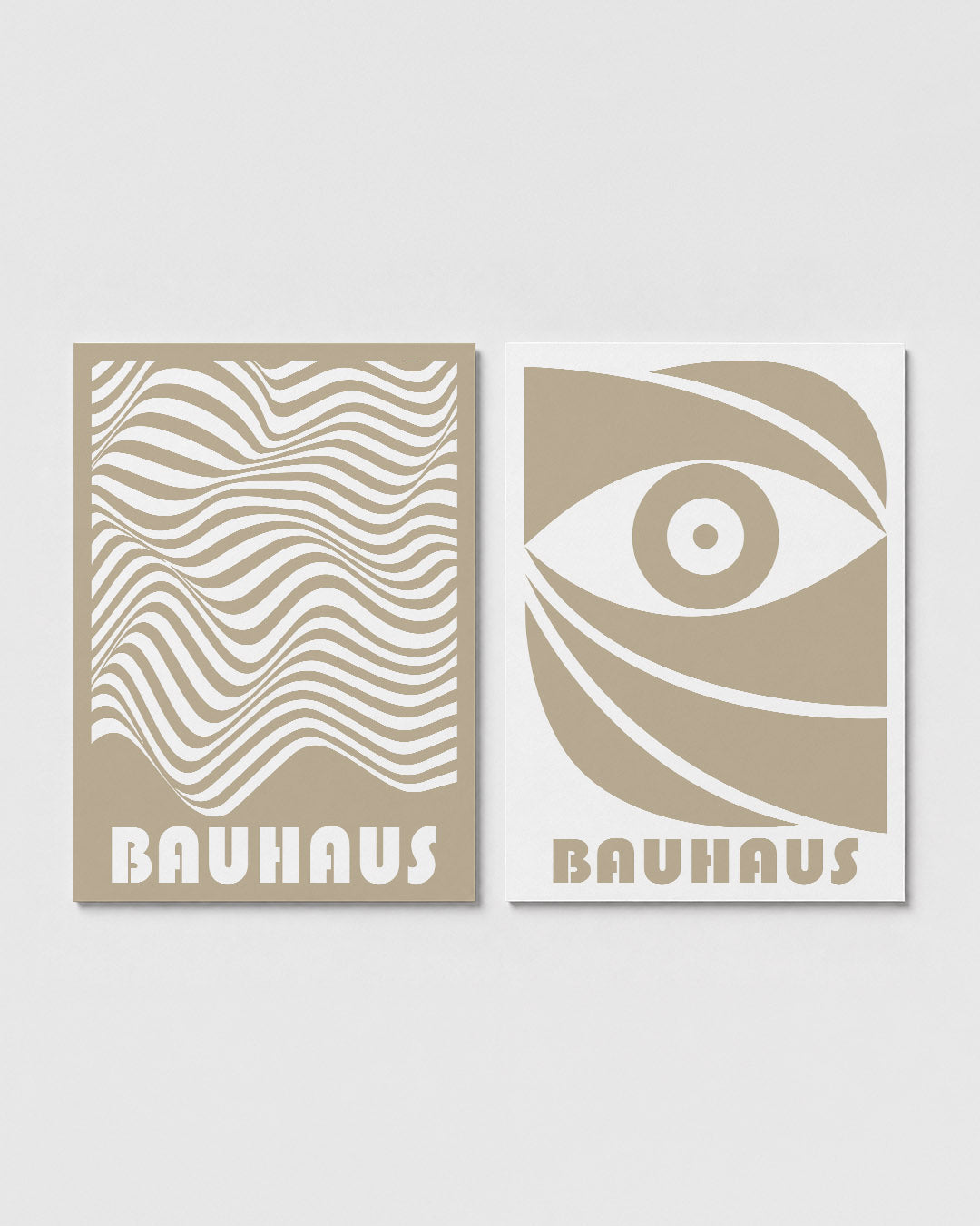 Golvend lijnenspel Posterset