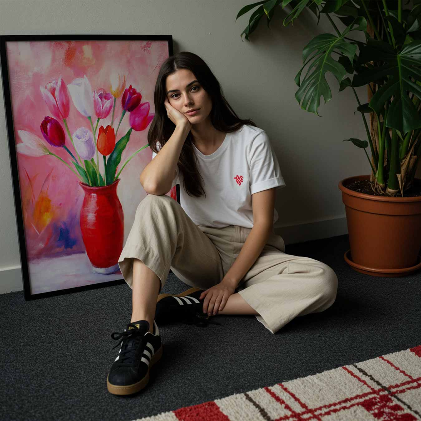Vrolijke Tulpen Poster-WallArtistic