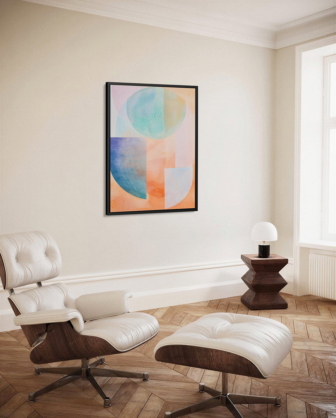 Organische vormen compositie Kunstwerk