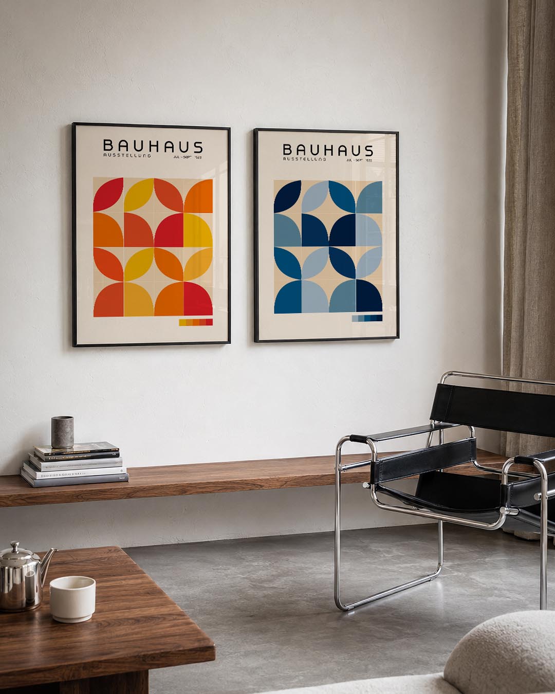 Vorm en kleurenspel Posterset