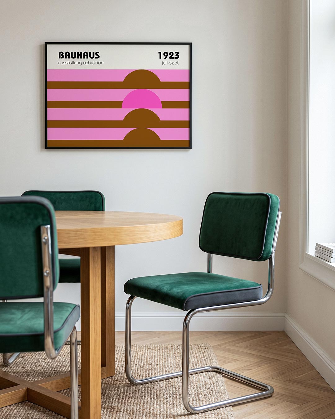 Vormritme en kleur Poster