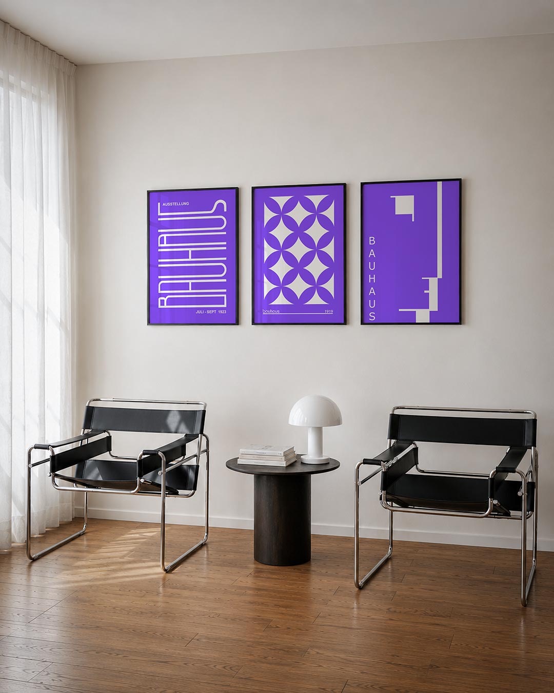 Lijnenspel en kleur Posterset