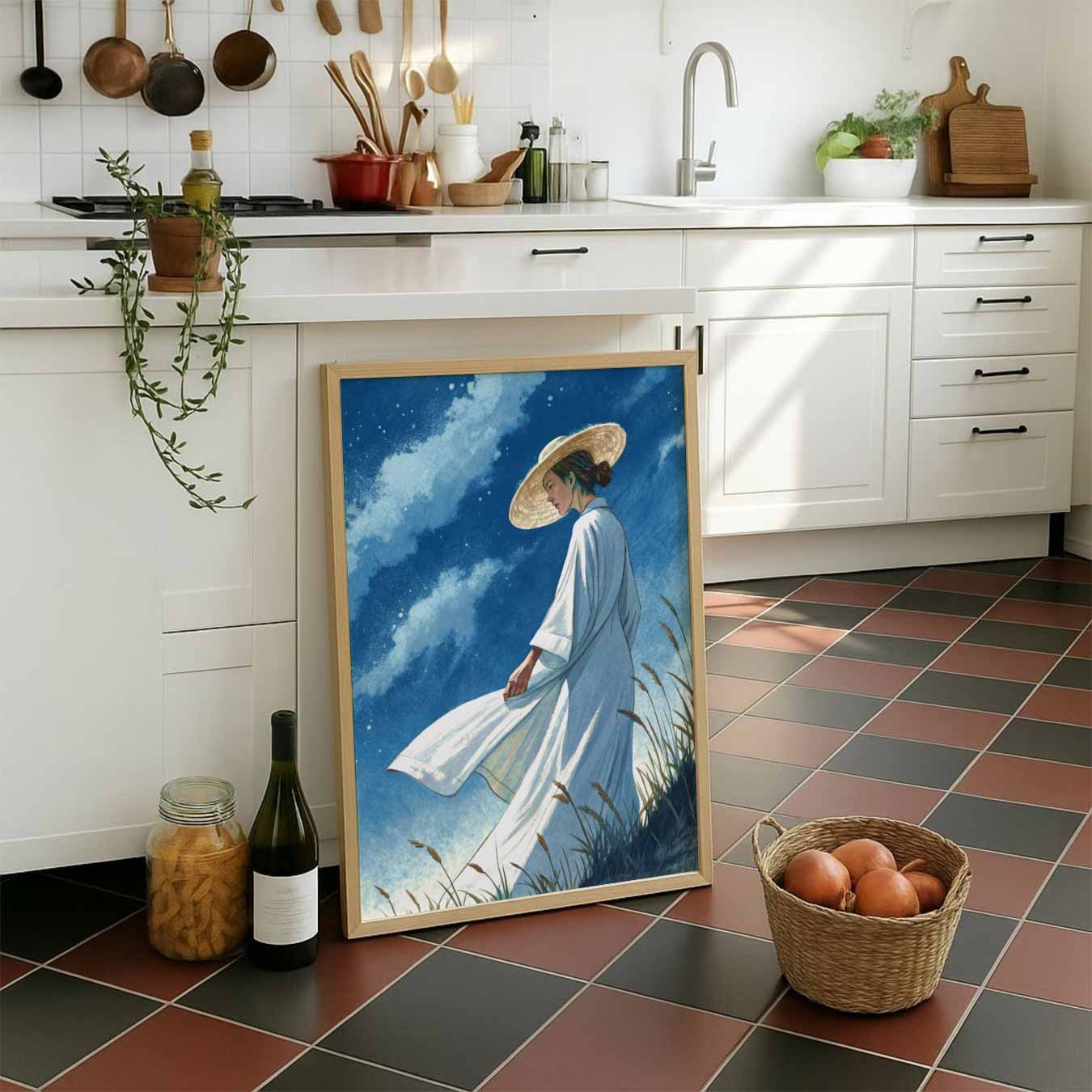 Dromerige Avondwandeling Poster-WallArtistic