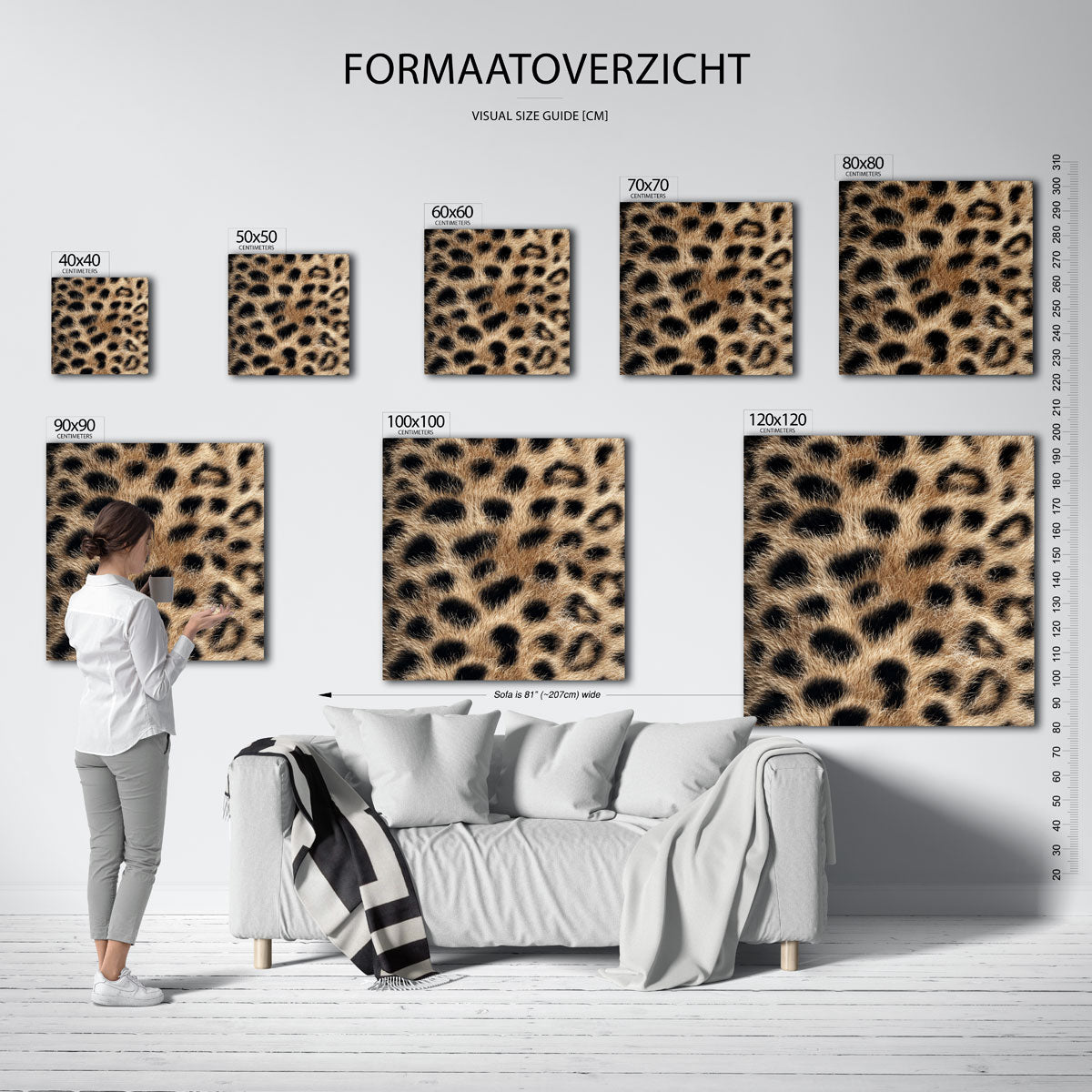 Luipaardprint Poster