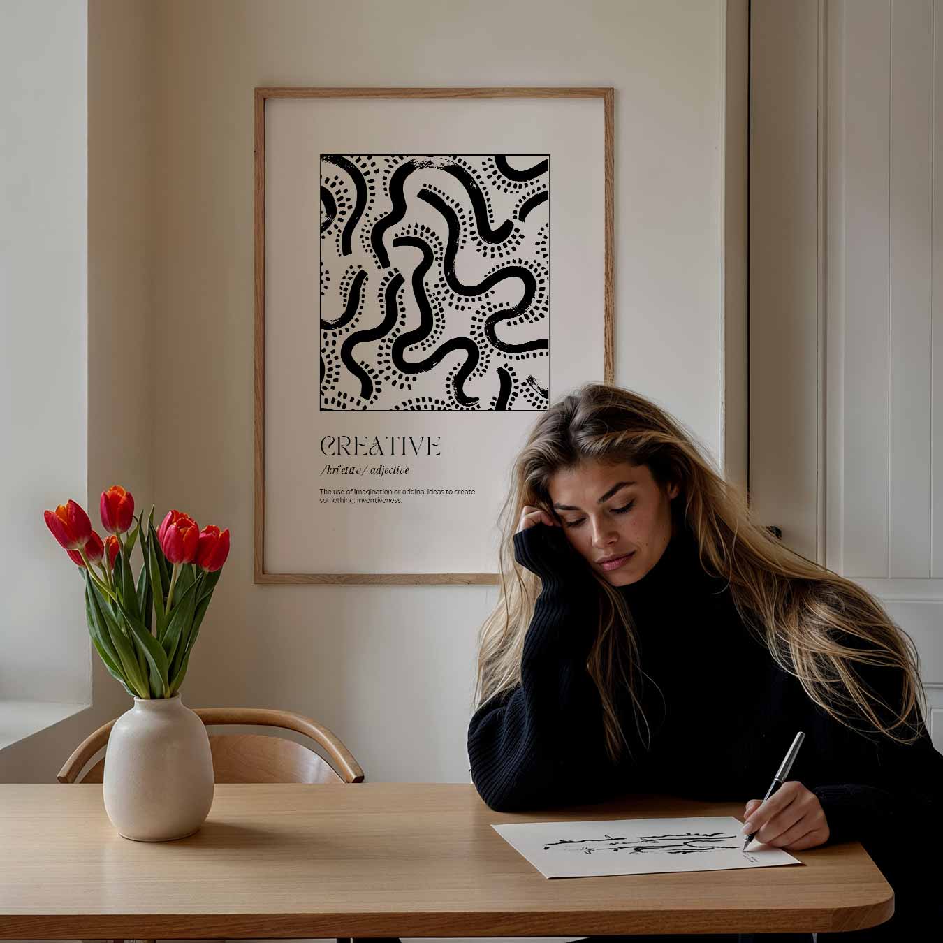 Creatieve Inspiratie Poster-WallArtistic