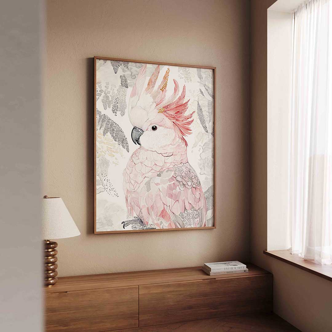 Roze kaketoe Poster