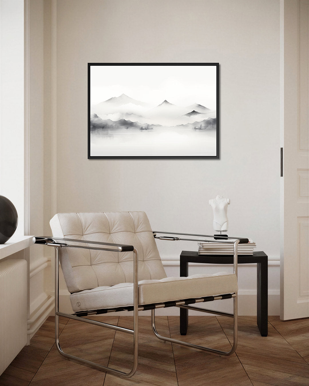 Serene berglandschap Kunstwerk