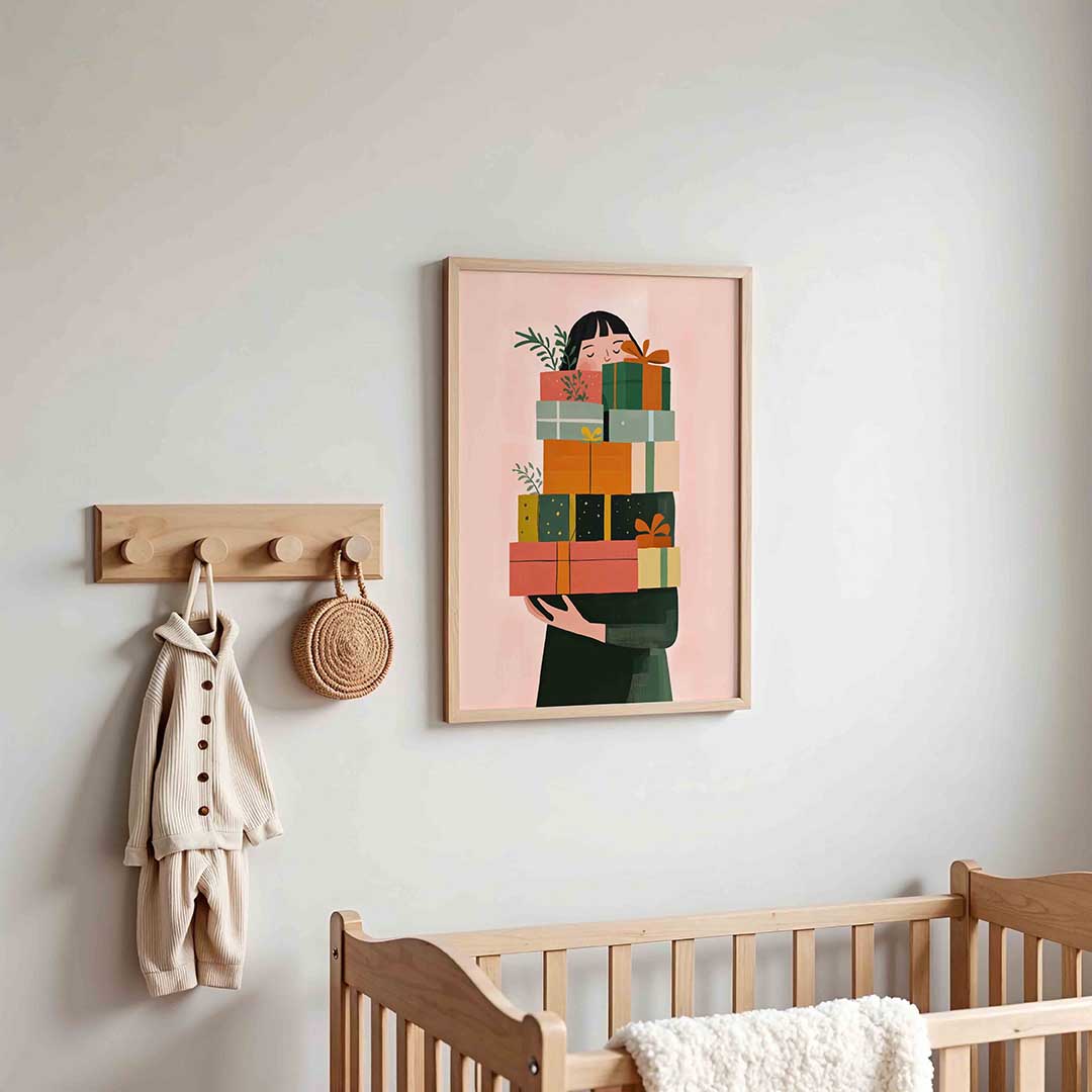 Stapel cadeaus Poster