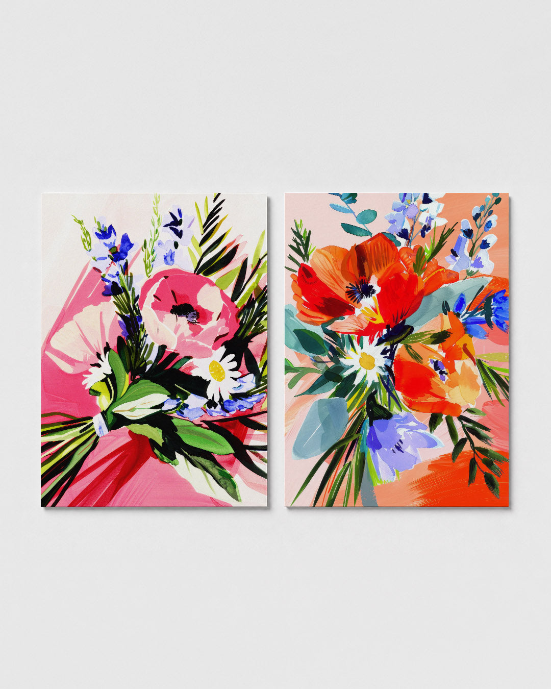 Bloemrijke kleurenpracht Posterset