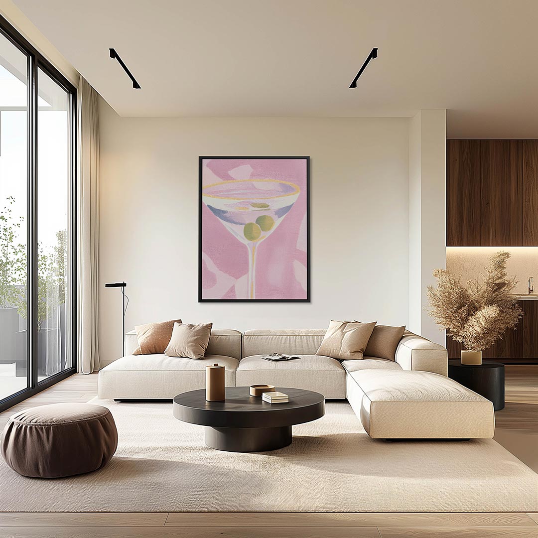 Cocktail met olijven Kunstwerk