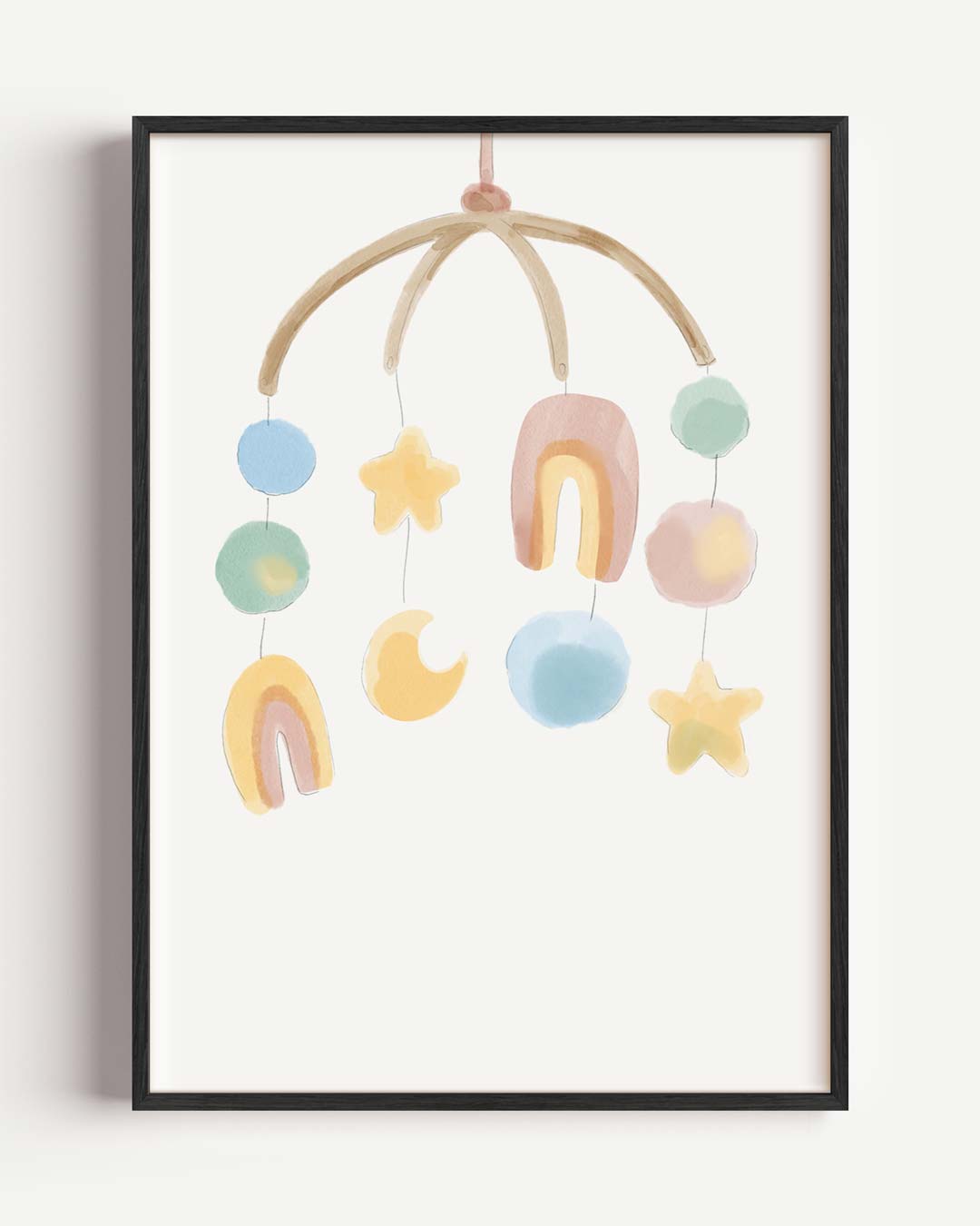 Dromerige Kleuren Mobiel Poster-WallArtistic