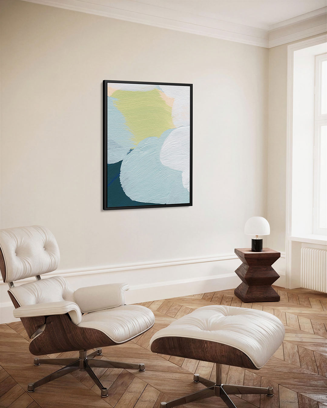 Kleurrijke vormen Kunstwerk