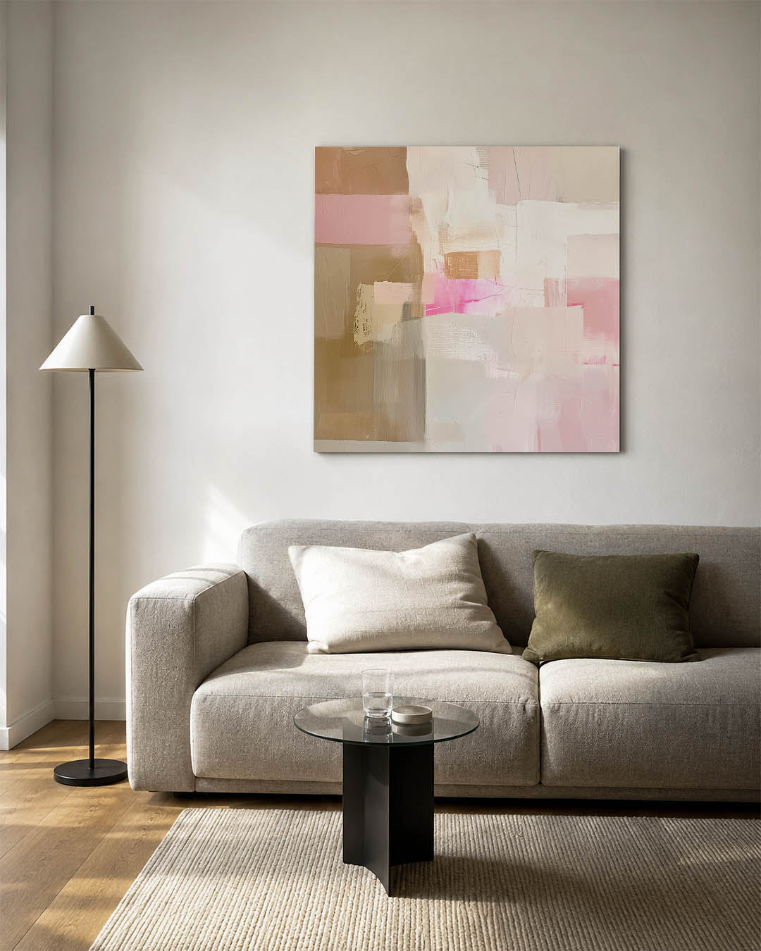 Zachte kleuren harmonie Kunstwerk
